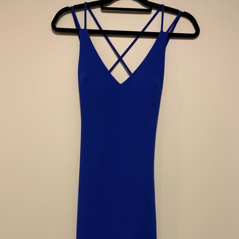 Royal mini dress